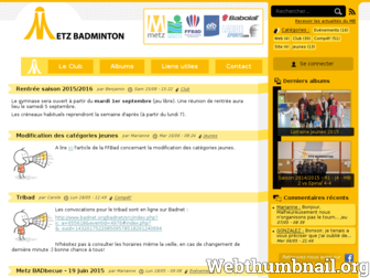metzbadminton.com website preview