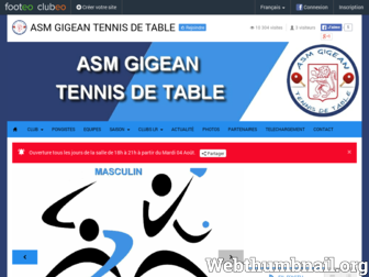 asmgigeantennisdetable.com website preview