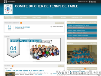 cdcher.sportsregions.fr website preview