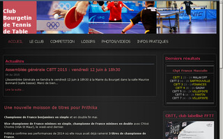 club-bourgetin-tt.fr website preview