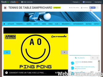 ttdamprichard.clubeo.com website preview