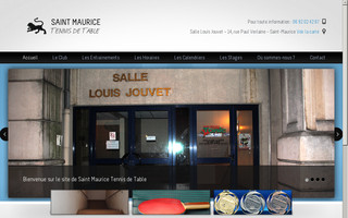 saintmauricetennisdetable.fr website preview