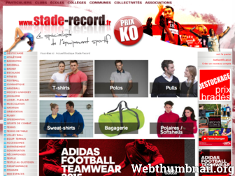 stade-record.fr website preview