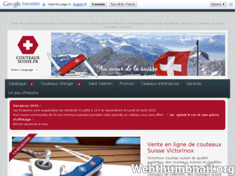couteaux-suisse.fr website preview
