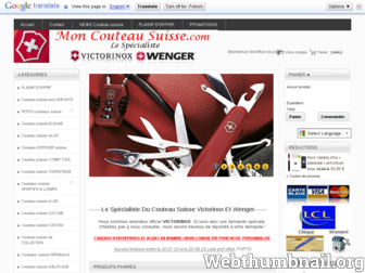 mon-couteau-suisse.com website preview