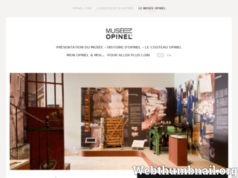 opinel-musee.com website preview