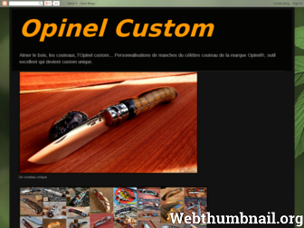 opinel-passions-bois.blogspot.com website preview