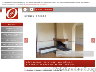 jeanpierre-opinel-decors.fr website preview