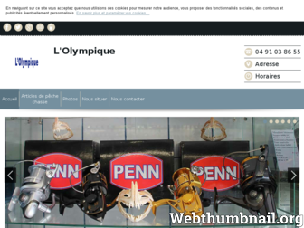 articles-de-peche-olympique.fr website preview