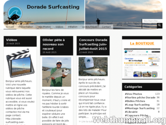 dorade-surfcasting.over-blog.com website preview