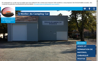 materiel-campingcar-gironde.fr website preview