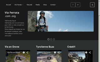 viaferrata.org website preview