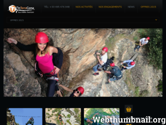 parcours-aventure-corse.com website preview