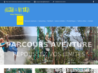 corse-canyoning-parc.com website preview