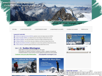 guides-montagnes.com website preview