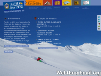 guides-ecrins.com website preview