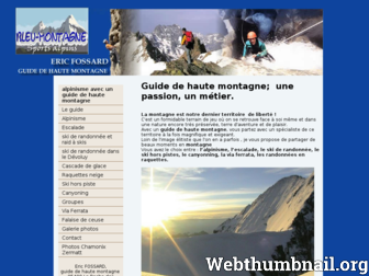 guide2hautemontagne.com website preview