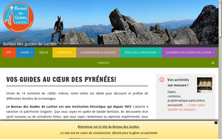 bureau-guides-luchon.com website preview