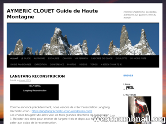 clouclouclimb.wordpress.com website preview