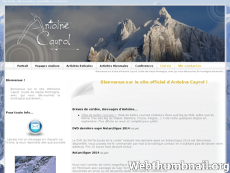 antoinecayrol.fr website preview