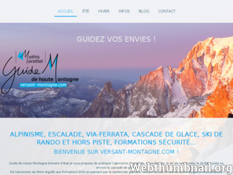 versant-montagne.com website preview