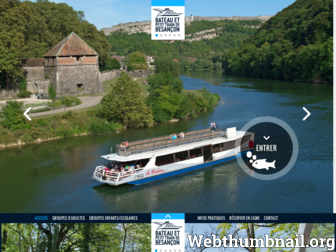 bateau-besancon.fr website preview