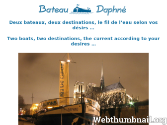 bateaudaphne.com website preview