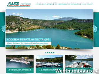 location-bateau-verdon.fr website preview