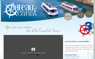 bateaucanal.com website preview