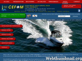 cefom.com website preview