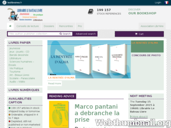 lebateaulivre.fr website preview