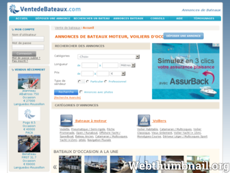 ventedebateaux.com website preview