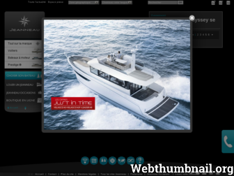 jeanneau.fr website preview