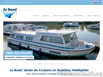 leboatventedebateaux.com website preview