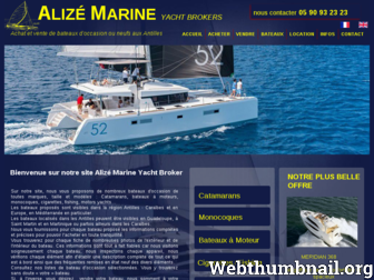 catamarans-antilles.com website preview