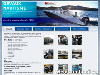 devauxnautisme.fr website preview