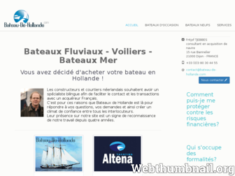 bateau-de-hollande.com website preview