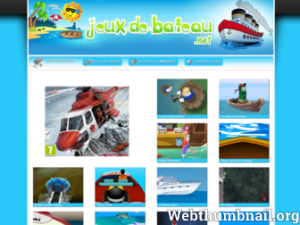 jeux-de-bateau.net website preview