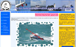 permis-bateau-crouesty.com website preview