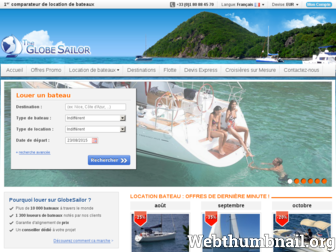 globesailor.fr website preview