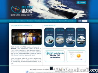 bleumarinelocation.com website preview