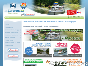 canalous-bourgogne.com website preview