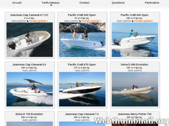 artimon-nautique-location.com website preview