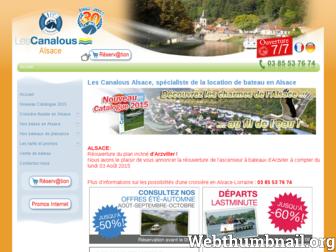 canalous-alsace.com website preview