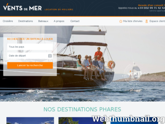 ventsdemer.fr website preview