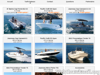 alliance-nautique-location.com website preview