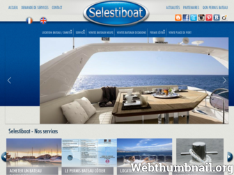 selestiboat.com website preview