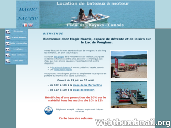 location-bateaux-jura.com website preview