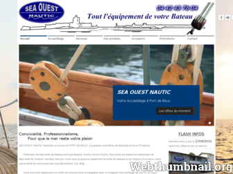 seaouestnautic.fr website preview