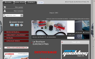 boutique.euroyachting.fr website preview